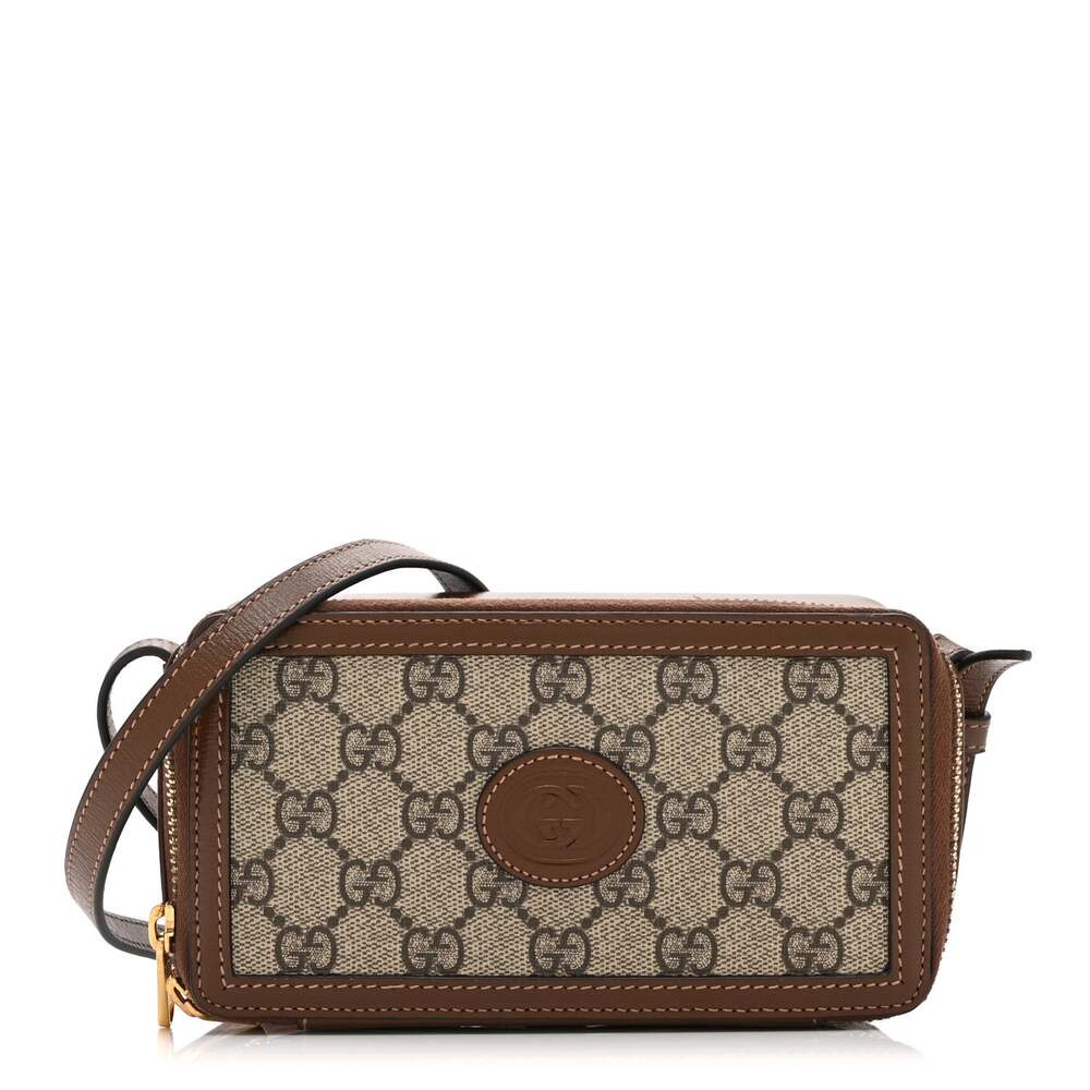 Gucci Gg Supreme Azalea Calfskin Mini #249762G89B